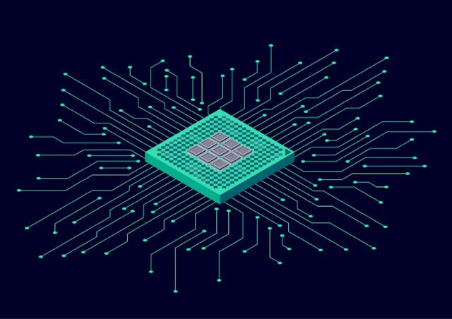 image of a CPU illustration